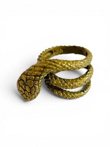 Vintage Brass Snake Ring Selected by FernMercantile