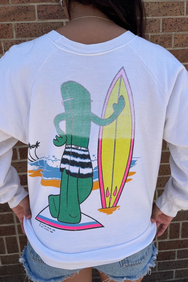 Vintage 1980's Surf Gumby Sweatshirt Selected by FernMercantile #2