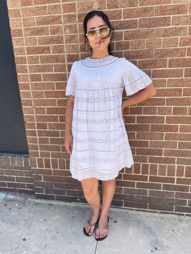 Isabel Marant Etoile Pintucked Dress Selected by FernMercantile #1