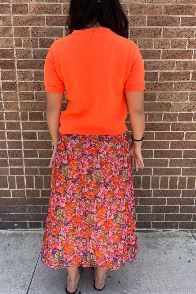 Vintage Cropped Orange Sweatshirt Selected by FernMercantile #2
