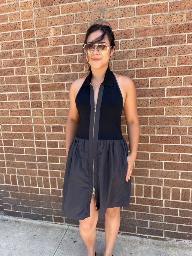 Vintage 1980's Transit Halter Dress Selected by FernMercantile #2