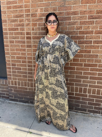 Abstract Floral Caftan Selected by FernMercantile
