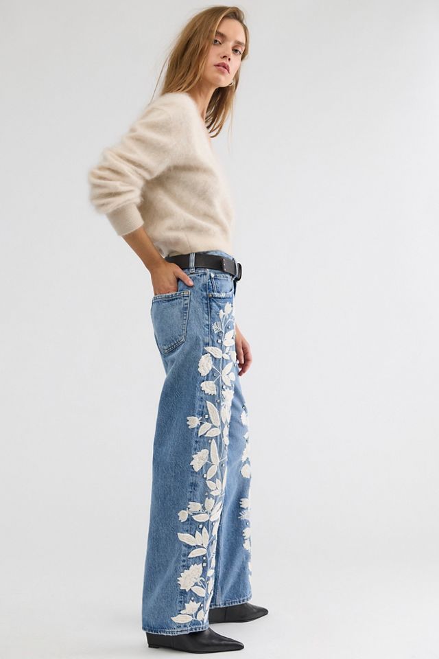 Citizens of Humanity Lindz Easy Straight Floral Jeans #2