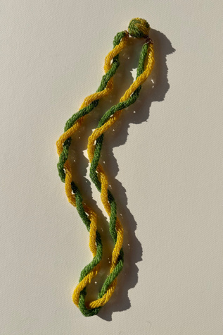 60's Twisted Beaded Necklace Selected by Wax Plant