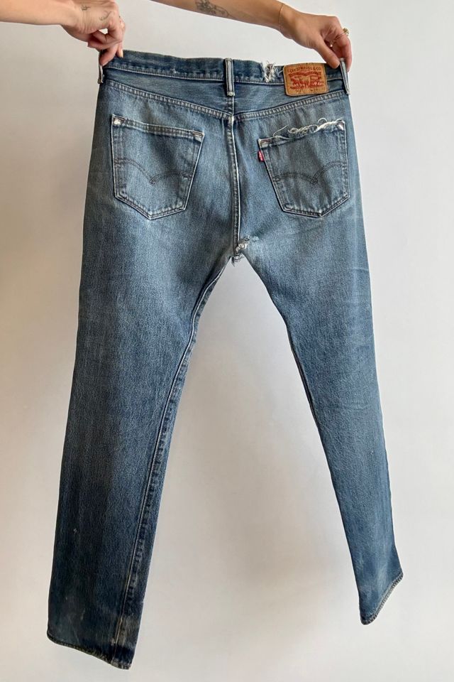 Vintage Thrashed Levi 501s Selected by Wax Plant #3