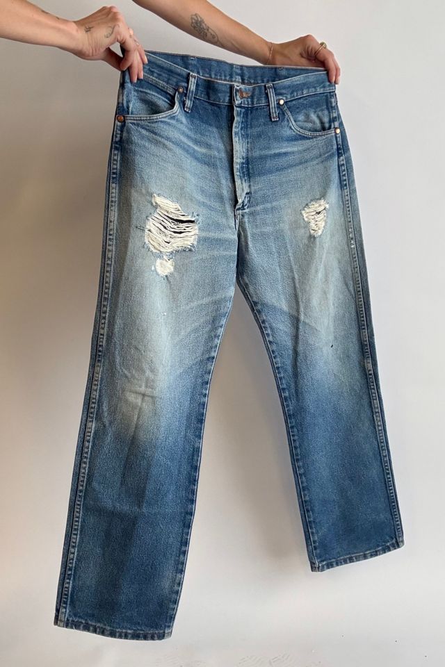 70's Distressed Wrangler Pants Selected by Wax Plant #3