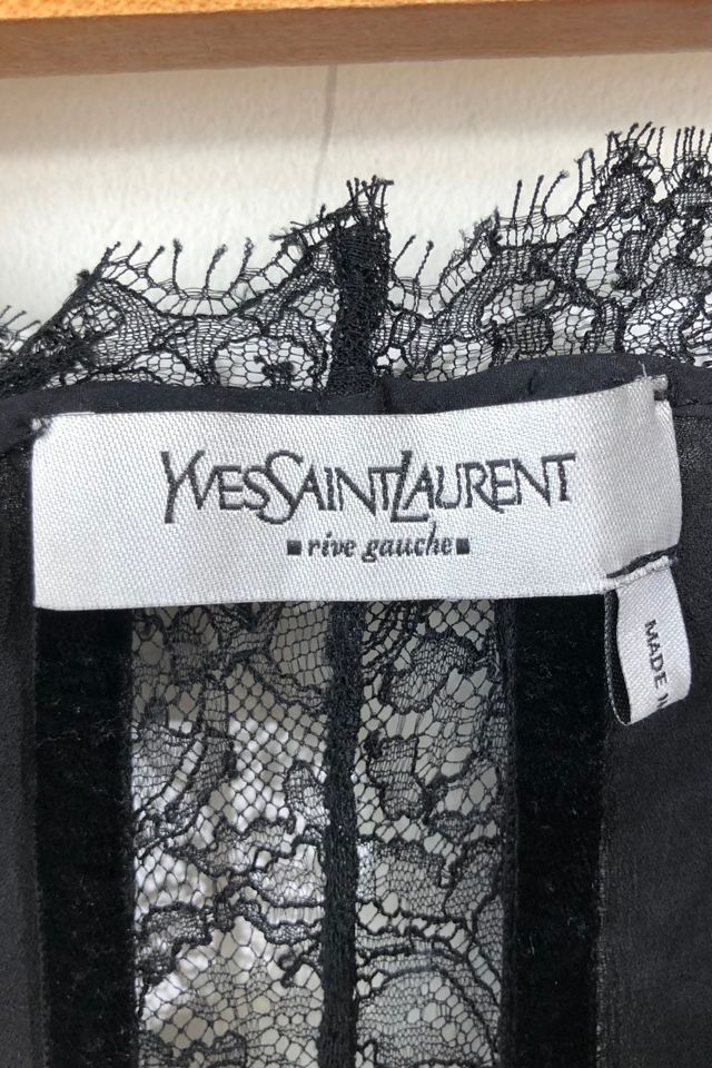 YSL Yves SAINT LAURENT Lace Bustier Top Selected by The Curatorial Dept. #2