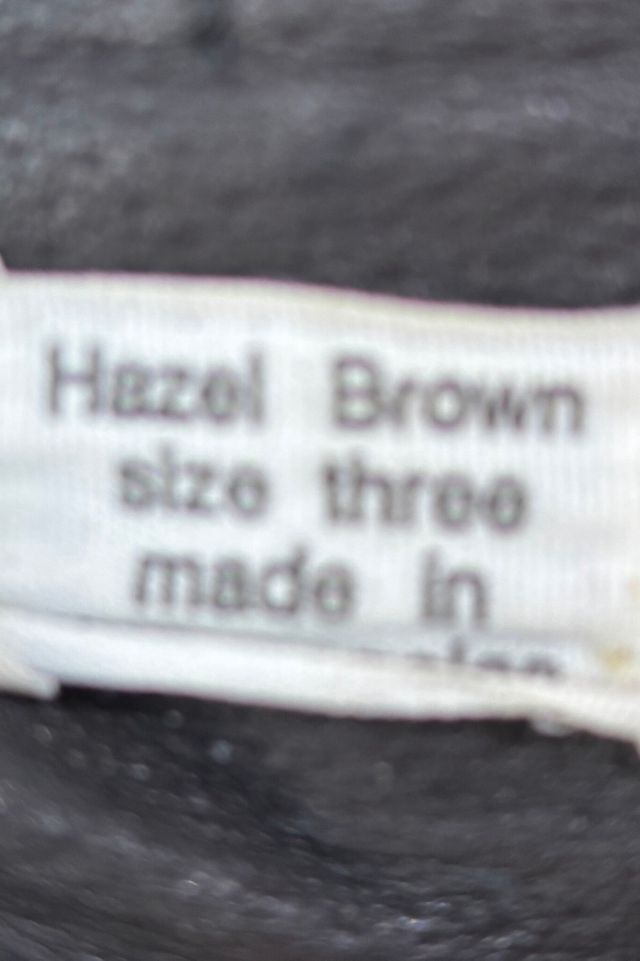 Hazel Brown Black Burnout Leather Jacket Selected by The Curatorial Dept. #3