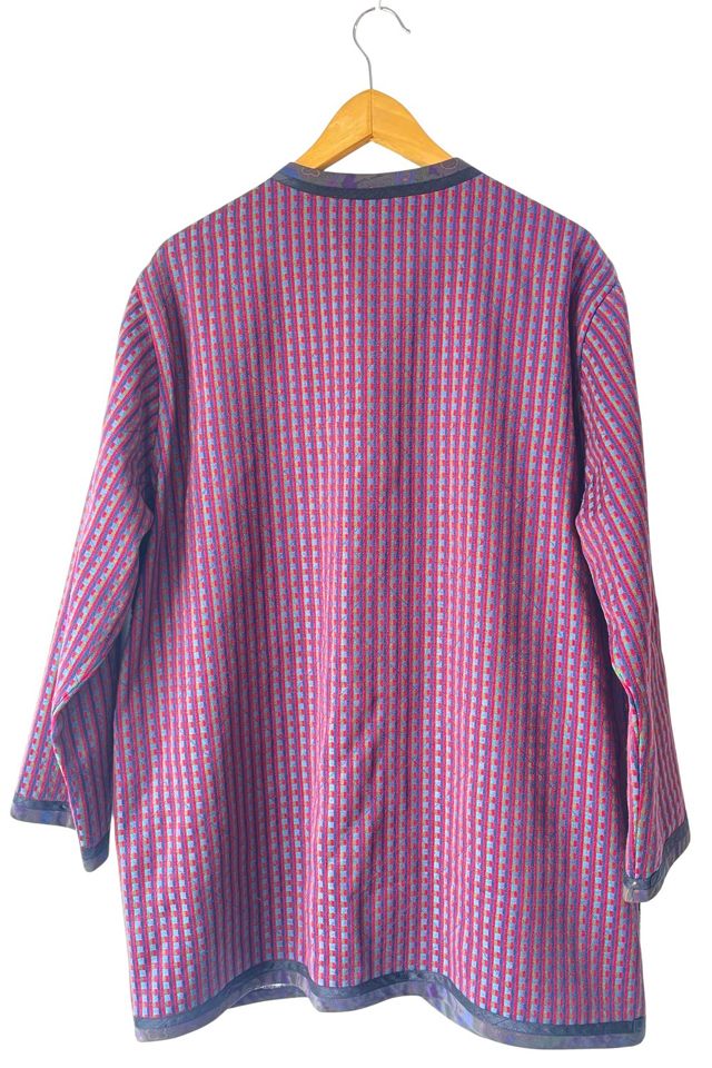 Koos van den Akker Blue and Red Patchwork Jacket Selected by The Curatorial Dept. #2
