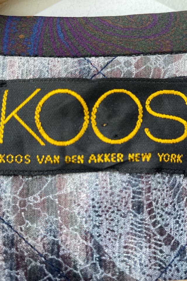 Koos van den Akker Blue and Red Patchwork Jacket Selected by The Curatorial Dept. #3