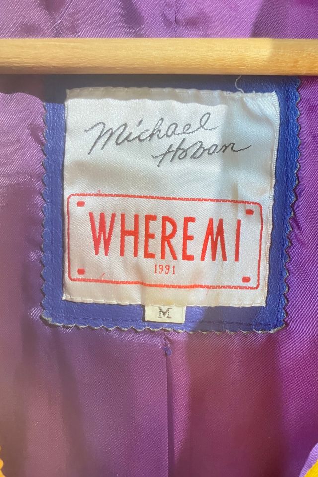 Vintage Michael Hoban 1991 Football Leather Jacket Selected by The Curatorial Dept. #3