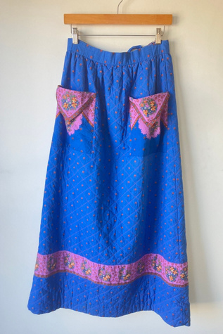 Vintage Soleiado La Provence Quilted Skirt Selected by The Curatorial Dept.