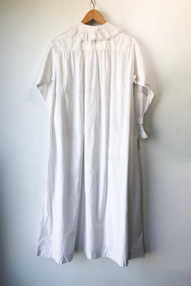 Vintage Victorian White Lace Trim Dress Selected by The Curatorial Dept. #1