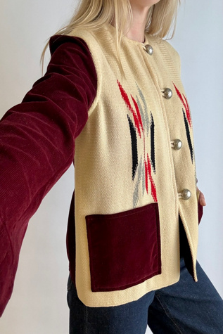 Vintage Chimayo Blanket Jacket Selected by Wax Plant