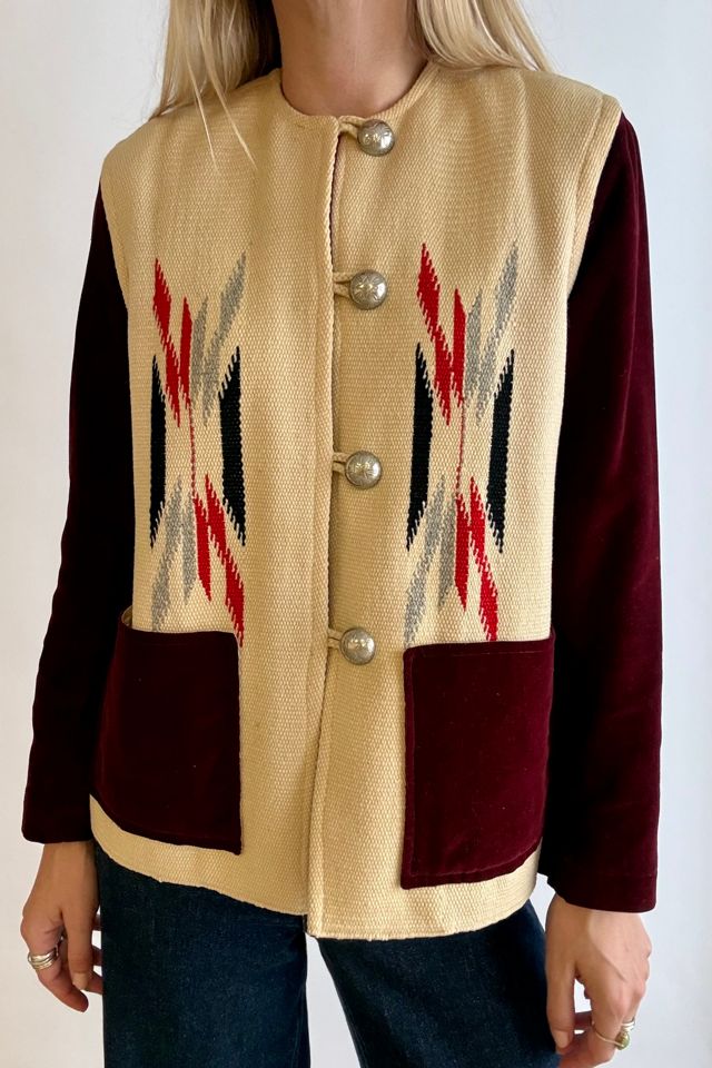 Vintage Chimayo Blanket Jacket Selected by Wax Plant #3