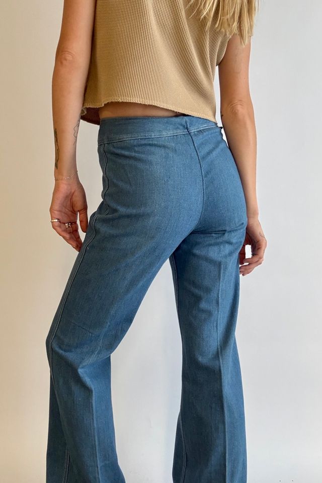 70's Double Zipper Flare Jeans Selected by Wax Plant #2