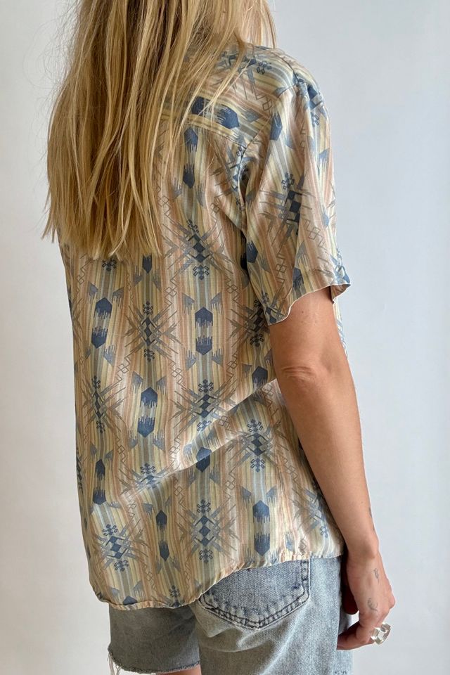 70's Southwest Button Up Shirt Selected by Wax Plant #1