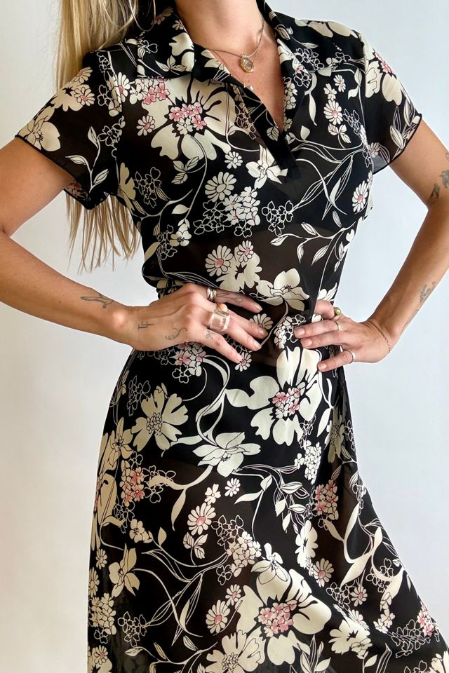 90's Sheer Floral Dress Selected by Wax Plant #2