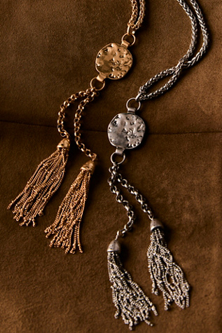 Collier pendentif à pompon Saskia