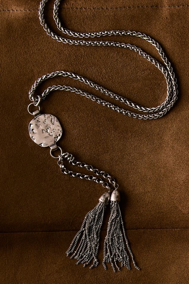 Collier pendentif à pompon Saskia #1
