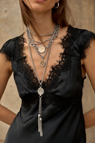 Collier pendentif à pompon Saskia