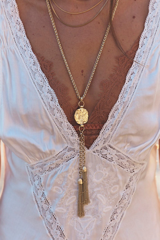 Saskia Tassel Pendant Necklace