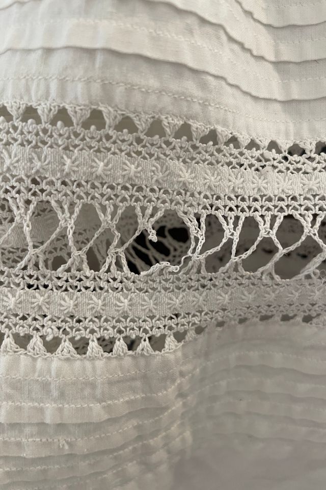 Victorian Olive. R. Watson Signed Lace Skirt Selected by The Curatorial Dept. #3