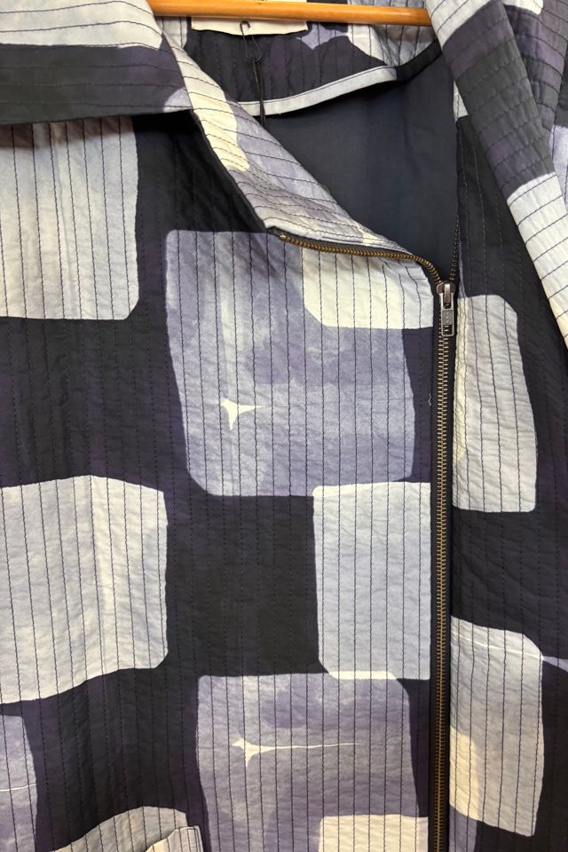 Henrik Vibskov Purple & White Shibori Quilted Coat Selected by The Curatorial Dept. #2
