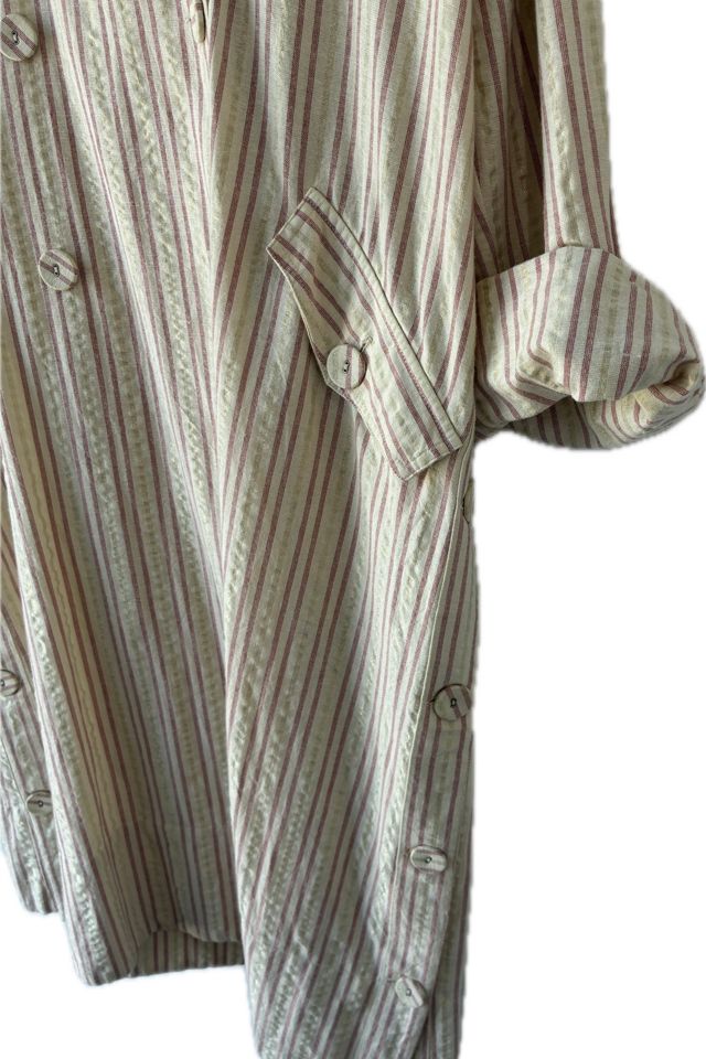 Ulla Johnson Cream Striped Trench Coat Selected by The Curatorial Dept. #2