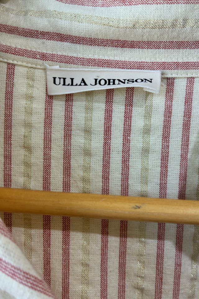 Ulla Johnson Cream Striped Trench Coat Selected by The Curatorial Dept. #3