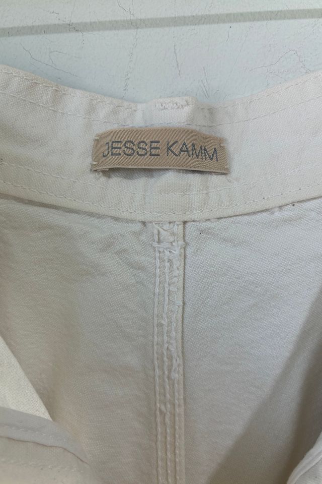 Jesse Kamm White Cutoff Shorts Selected by The Curatorial Dept. #3