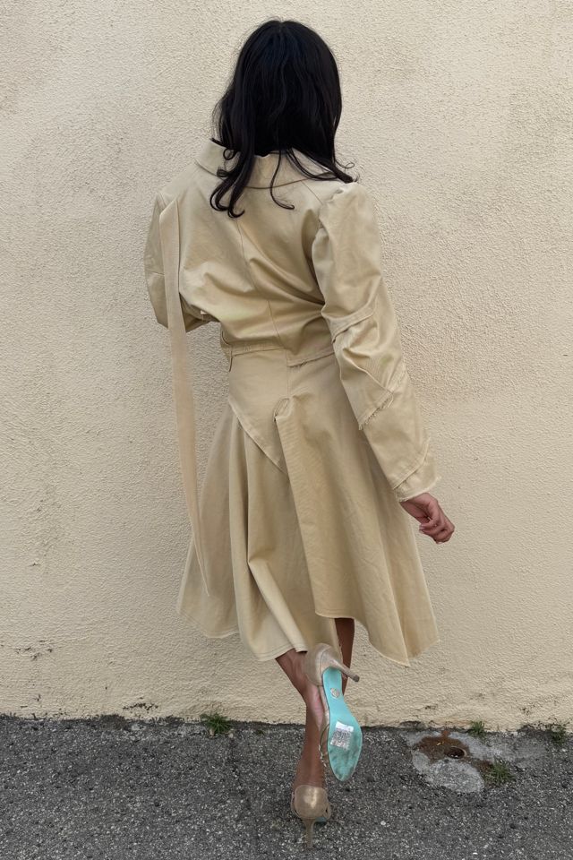 Vivienne Westwood Khaki Puff Sleeve Trench Coat Selected by The Curatorial Dept. #2