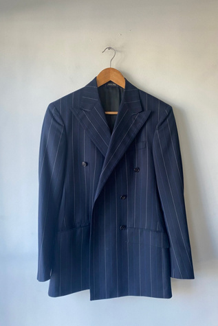 Vintage Ralph Lauren Double RL Navy Suit Jacket Selected by The Curatorial Dept.