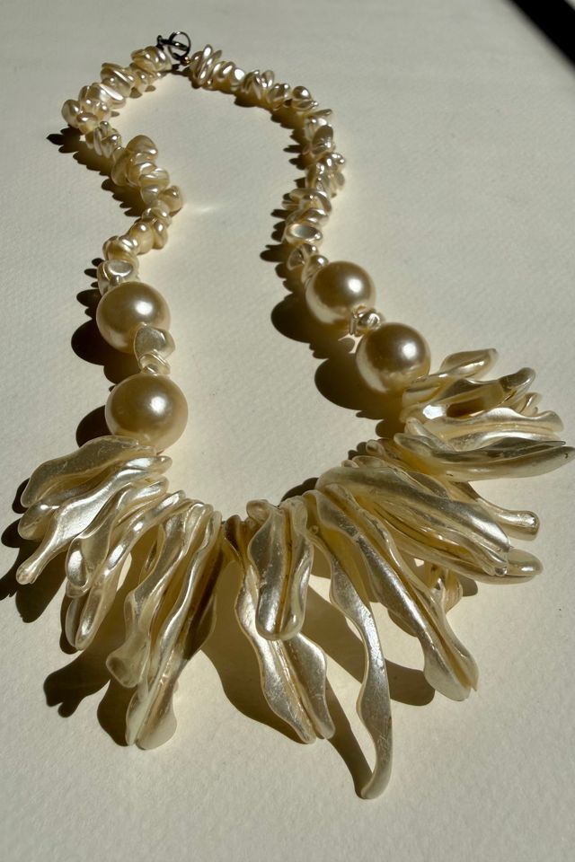 Pearly White Shell Necklace Selected by Wax Plant #1