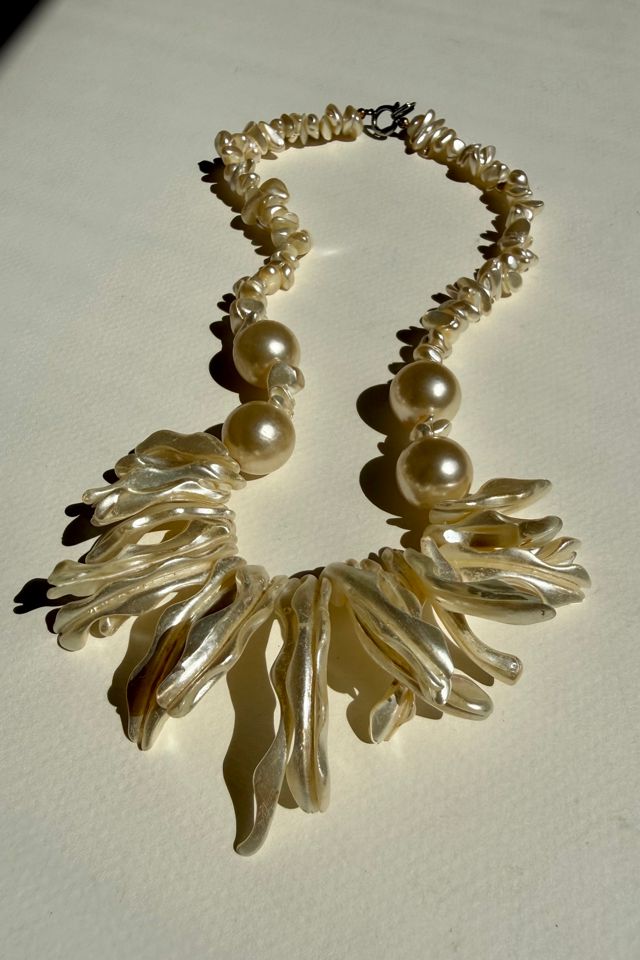 Pearly White Shell Necklace Selected by Wax Plant #2