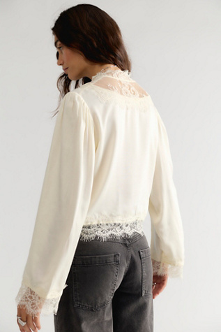 Женская блузка Free People Heirloom Blouse, цвет: Слоновая кость — фото 2
