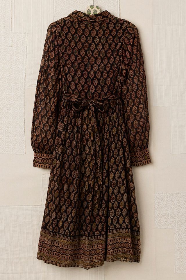 FP MART: Vintage Batik Print Midi Dress #1