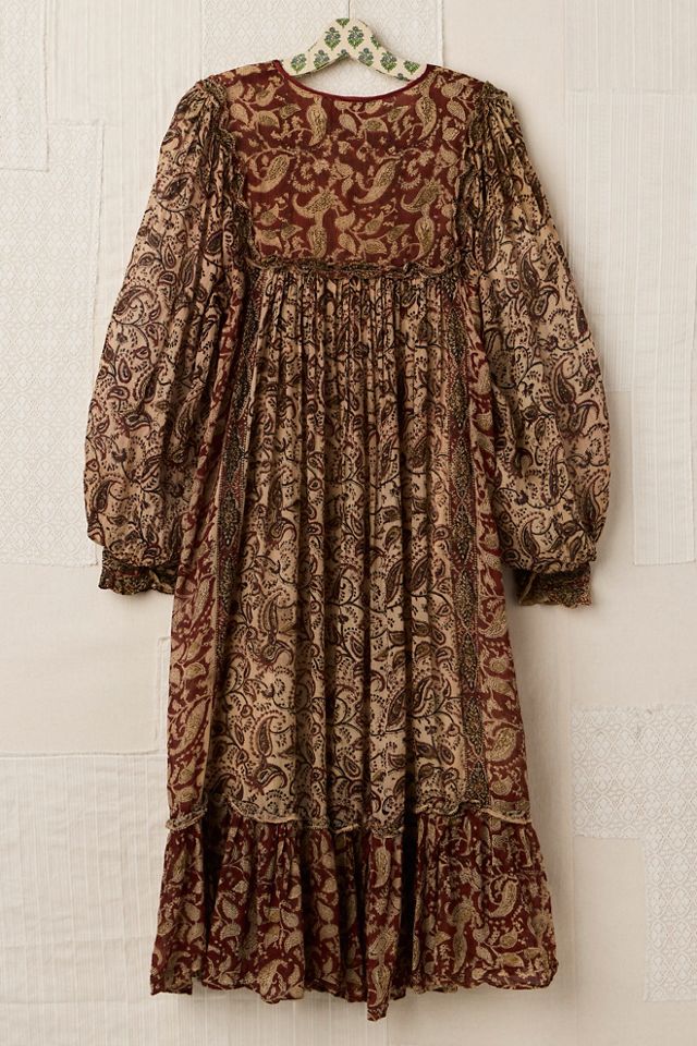 FP MART: Vintage Batik Printed Babydoll Dress #1