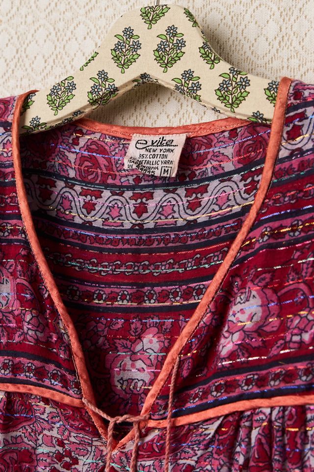 FP MART: Vintage Printed Lurex Dress #3