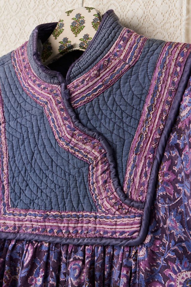 FP MART: Vintage Quilted Batik Vest #2