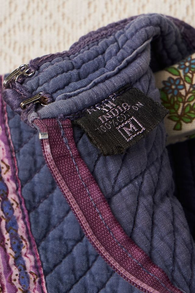 FP MART: Vintage Quilted Batik Vest #3