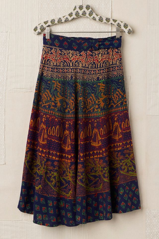 FP MART: Vintage Batik Wrap Skirt #1