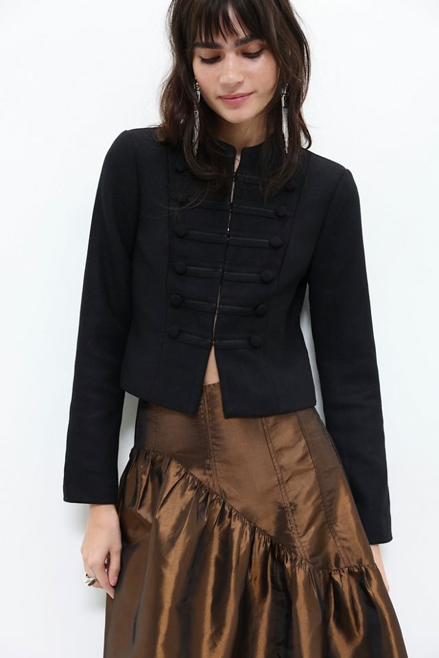 Lisa Says Gah! Maeve Taffeta Midi Skirt #2