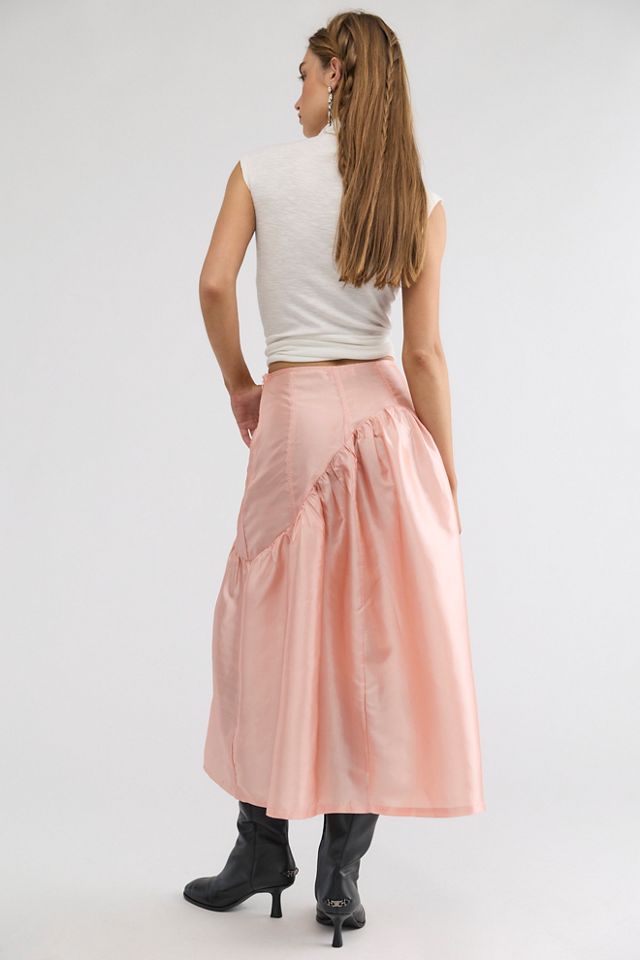 Lisa Says Gah! Maeve Taffeta Midi Skirt #1