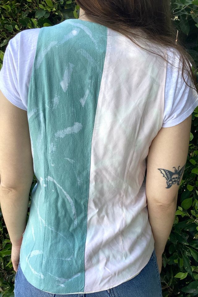Vintage 1990s Pastel Boho Vest Selected by Cherry #1