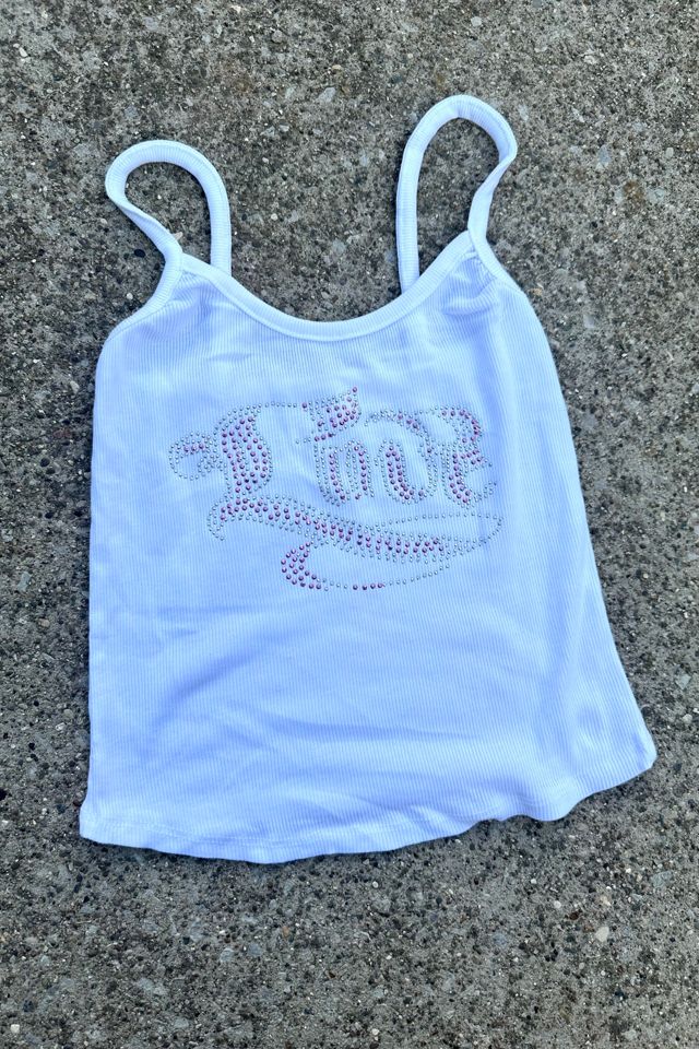 Vintage Y2K Bejeweled Love Tank Selected by Cherry #2