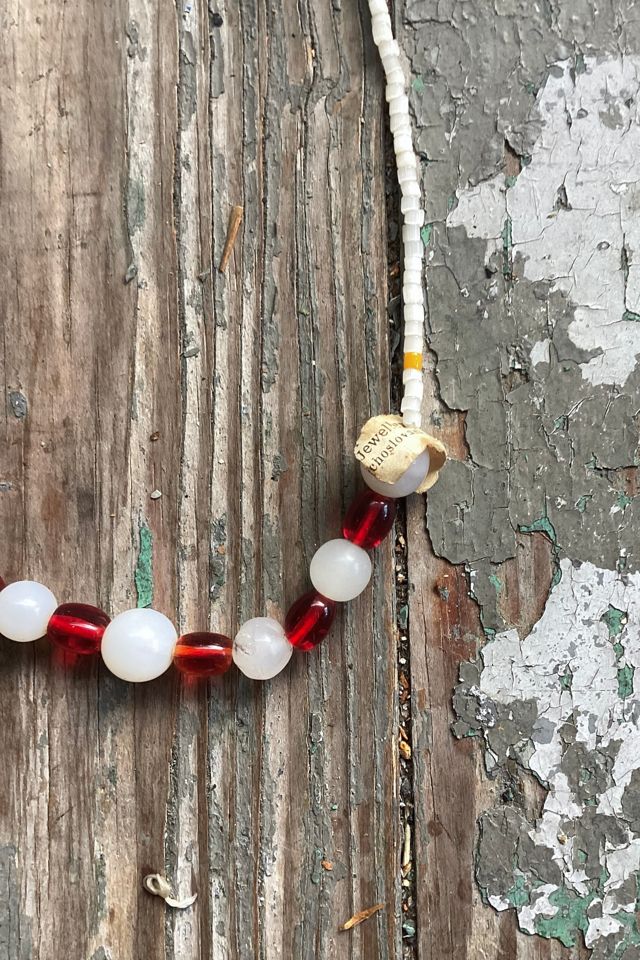 Vintage 1960s Deadstock Czech Beaded Choker Selected by Cherry #1