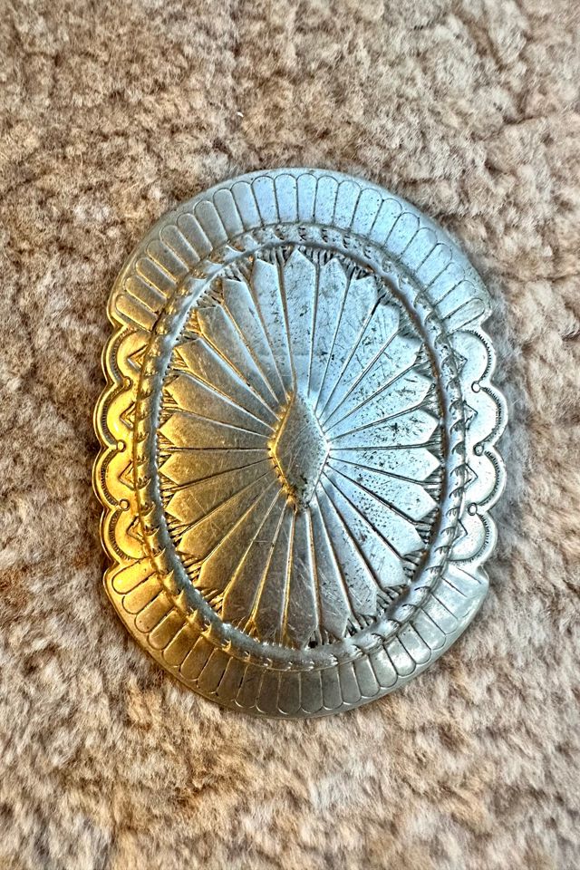 Antique Vintage Large Southwestern Belt Conchos Selected by Picky Jane #1