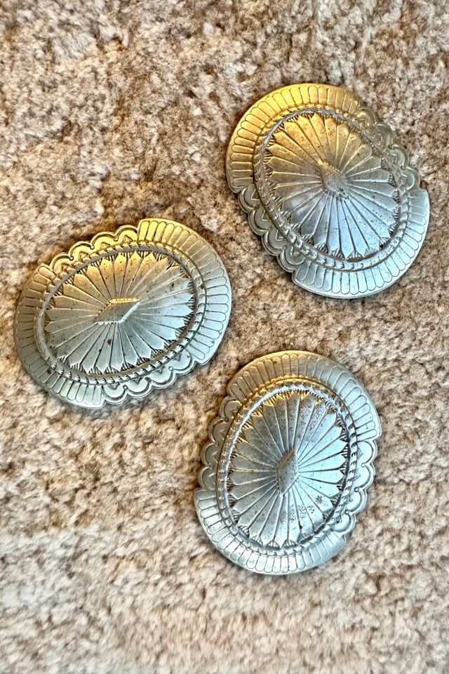 Antique Vintage Large Southwestern Belt Conchos Selected by Picky Jane #2