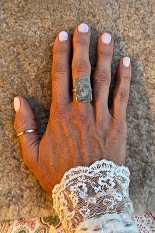 Sterling Silver Textured Handworked Ring Selected by Picky Jane